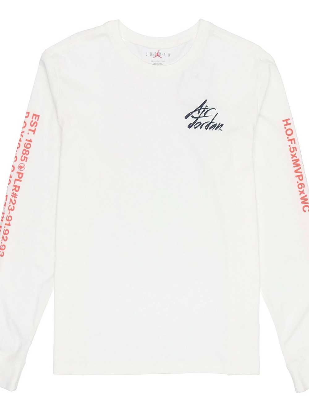 Nike Air Jordan White Long Sleeve Graphic T-Shirt Men’s XL - Picture 2 of 10